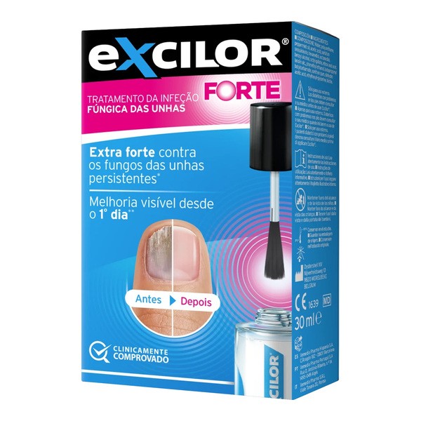 Excilor Forte, leczenie grzybicy paznokci, płyn, 30 ml