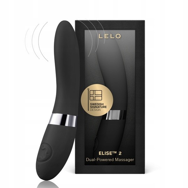 Lelo Elise 2 Black, wibrator, 1 szt.