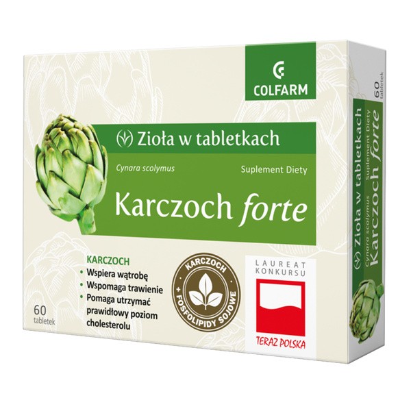 Karczoch forte, tabletki, 60 szt.