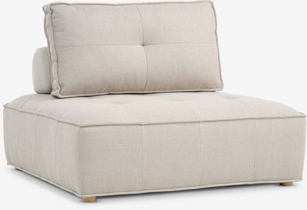 DAGSTRUP DAGSTRUP puf med beige ryg