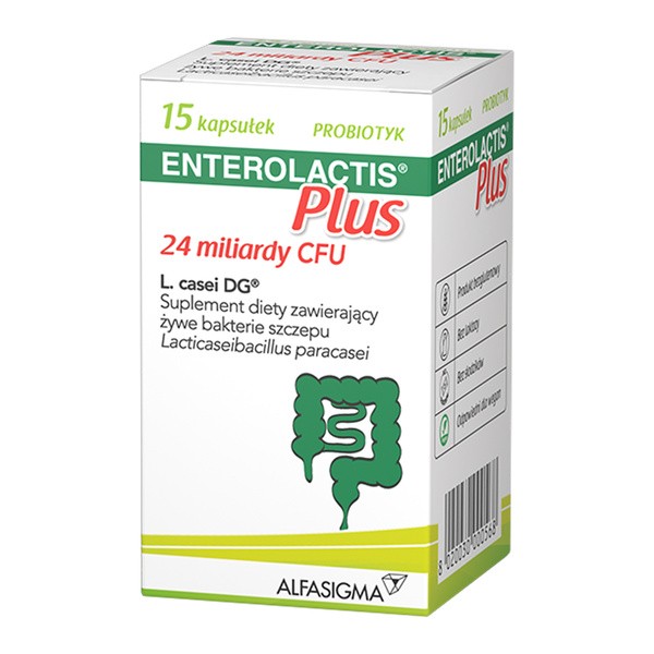 Enterolactis Plus, kapsułki, 15 szt.