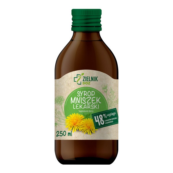 DOZ Zielnik, syrop Mniszek lekarski, 250 ml
