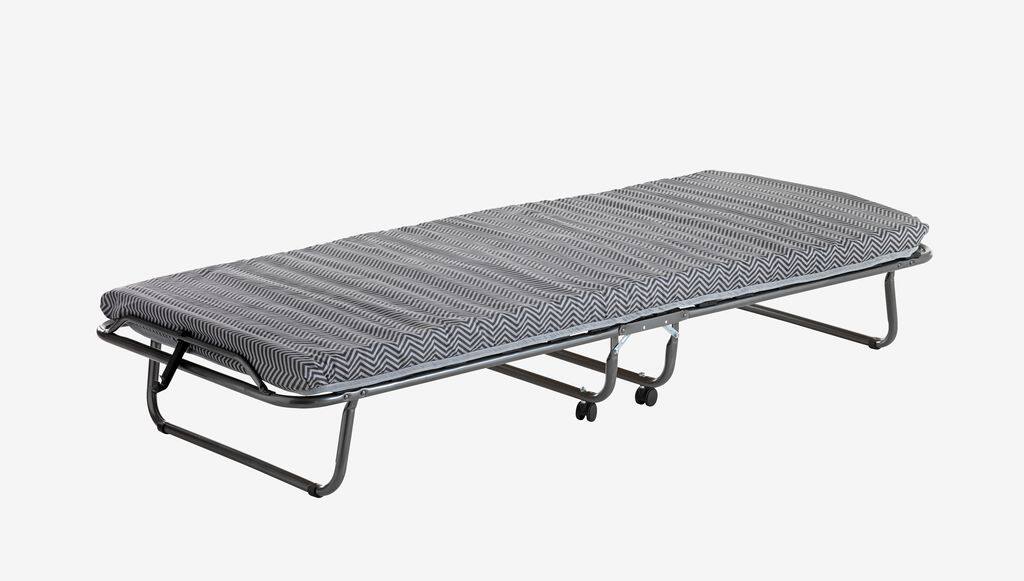 BAJLUM BAJLUM gæsteseng 80x190 cm antracitgrå
