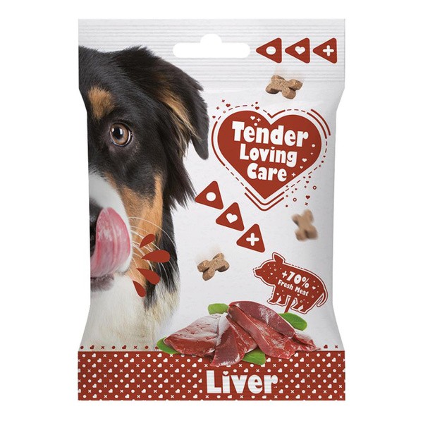 Tender Loving Care Liver, miękkie przysmaki dla psów z wątróbką, 100 g