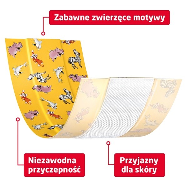 Leukoplast Kids, plaster, 6 cm x 1 m, 1 szt.