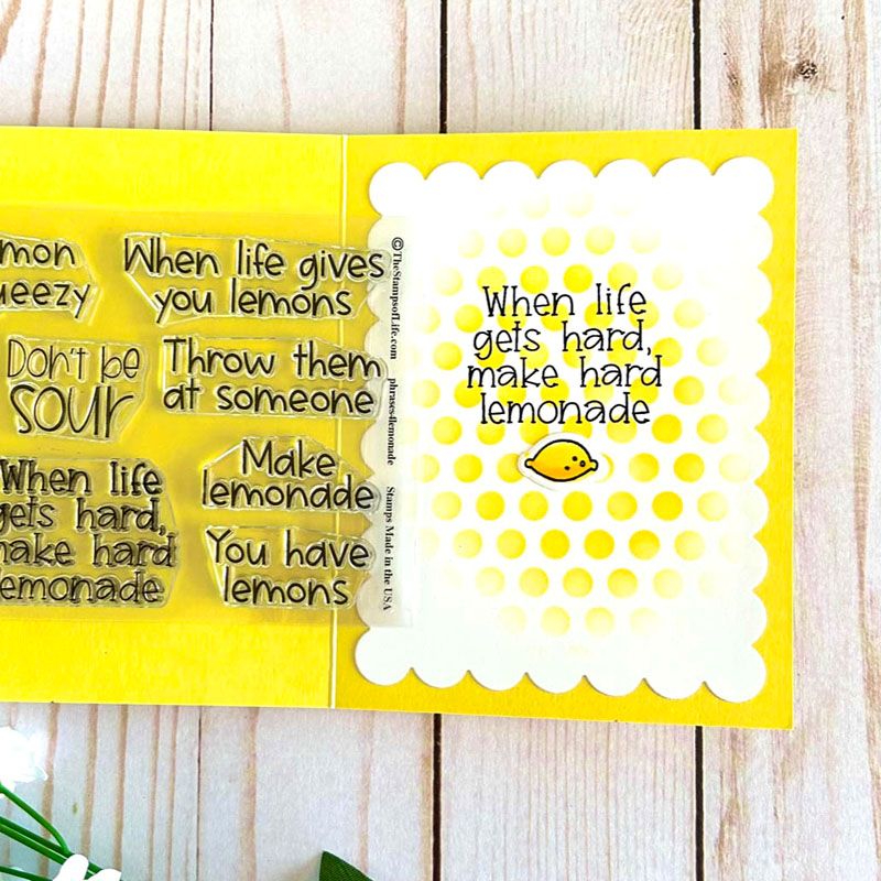 phrases4lemonadestand Clear Stamp Set