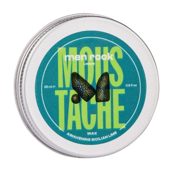 Men Rock Sicilian Lime, wosk do wąsów, 25 ml