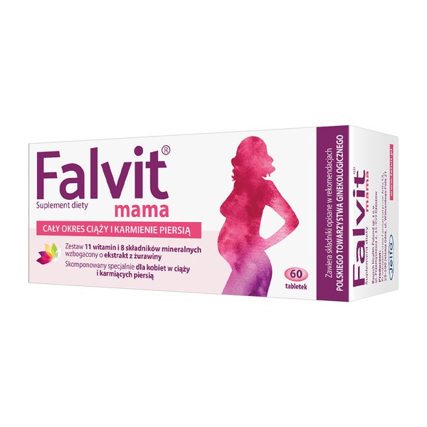 Falvit mama, tabletki powlekane, 60 szt.
