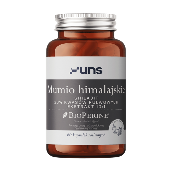 Uns Mumio himalajskie + Bioperine, kapsułki, 60 szt.