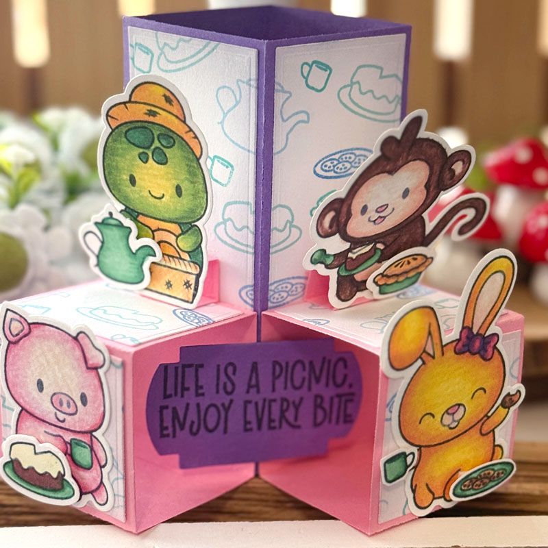 Picnic Time Clear Stamp Set 11 Stamps