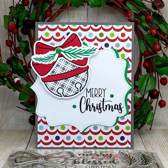 solids4jinglebell Clear Stamp Set