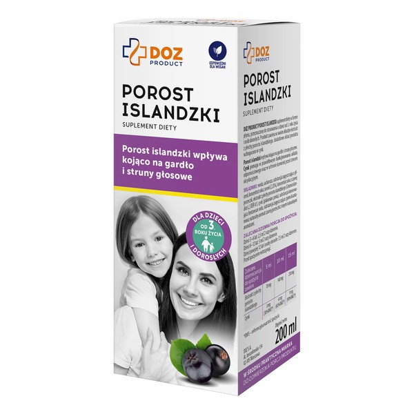 DOZ Product Porost islandzki, płyn, 200 ml