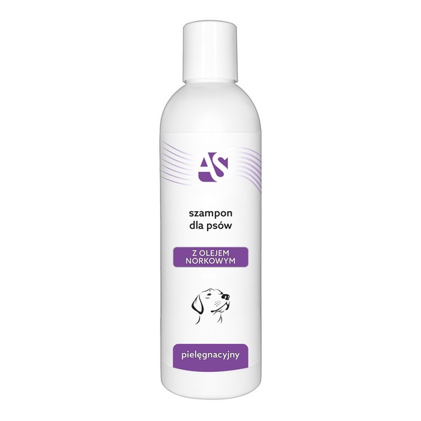 AS Szampon pielęgnacyjny dla psów z olejem norkowym, 250 ml