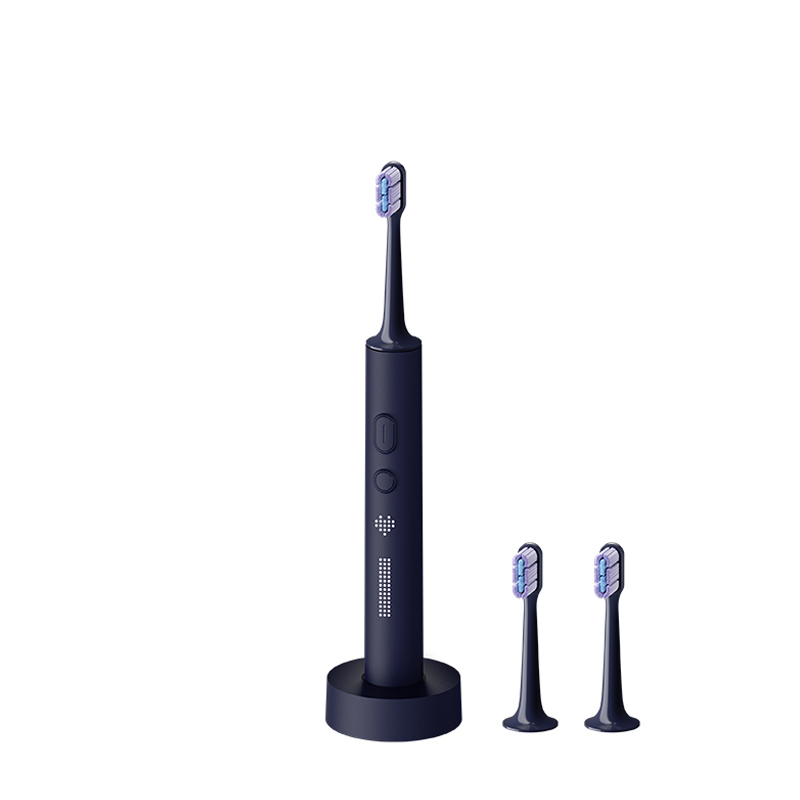 Elektryczna szczoteczka do zębów T700, wybielanie zębów, wibracje, czyszczenie jamy ustnej, inteligentny wyświetlacz LED, UltraBrush