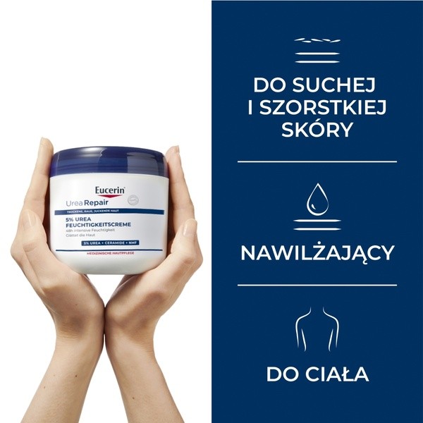 Eucerin Urea Repair, krem do ciała z 5% mocznika, 450 ml