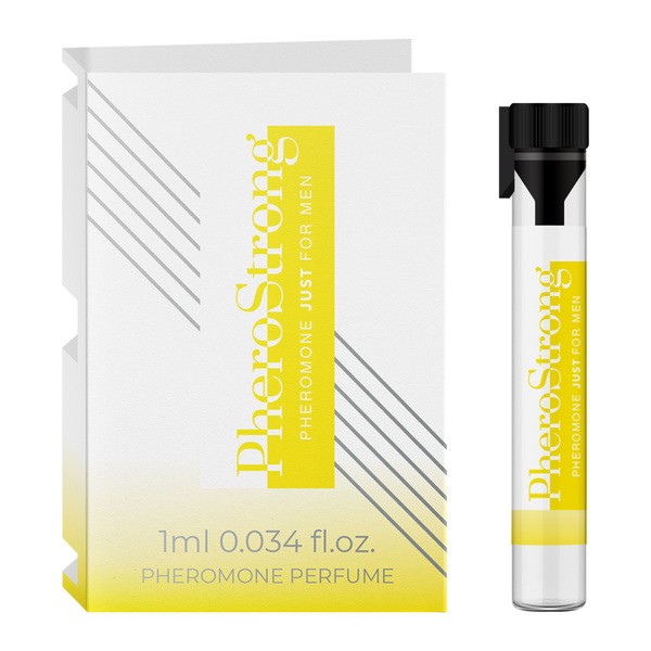 PheroStrong pheromone Just for Men, perfumy z feromonami dla mężczyzn, płyn, 1 ml