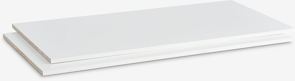 RABERG hylder til RABERG 200 garderobeskab 2 stk./pakke hvid