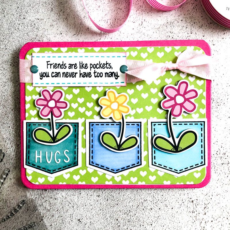 pockethugs2stamp Clear Stamp Set