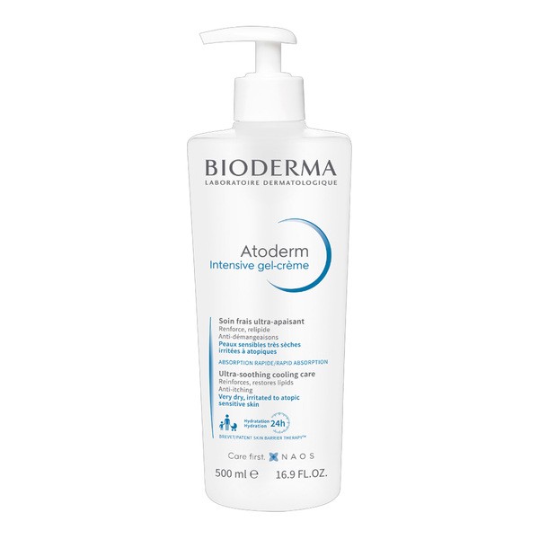 Bioderma Atoderm Intensive gel-creme, balsam nawilżająco-kojący, 500ml