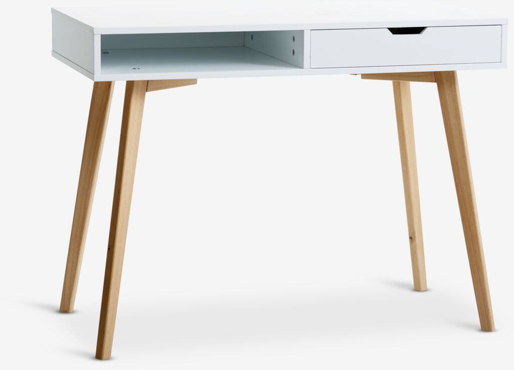 TAMHOLT TAMHOLT skrivebord 50x100 hvid/natur