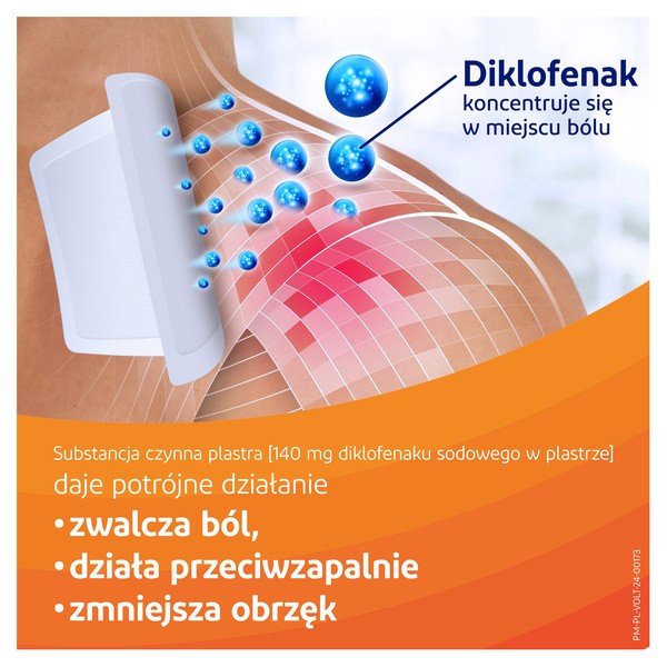 Voltaren Forte, 140 mg, plastry lecznicze, 5 szt.