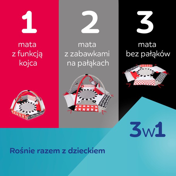 Canpol Babies Sensory Toys, sensoryczna mata do zabawy, 1 szt.
