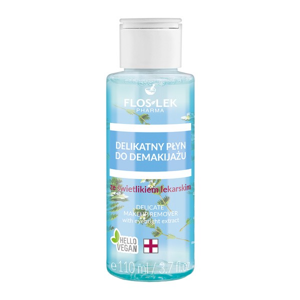 Flos-Lek, delikatny płyn do demakijażu ze świetlikiem lekarskim, 100 ml