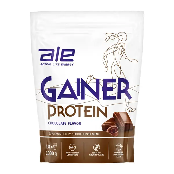 ALE Gainer Protein Chocolate Flavor, proszek, 1000 g