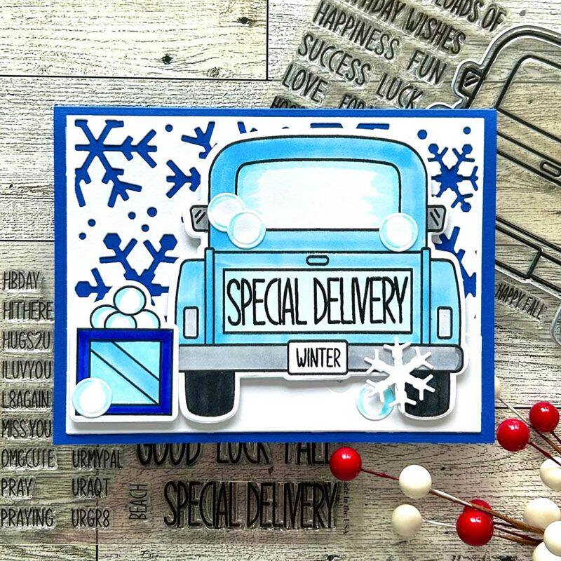 words4tailgate Clear Stamp Set