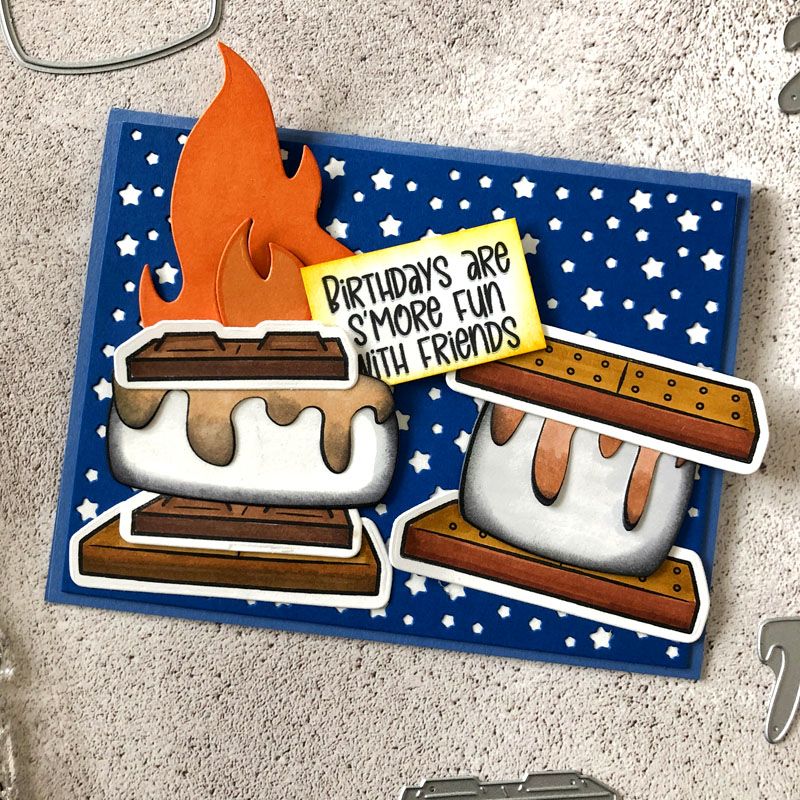 moresmores2stamp Clear Stamp Set