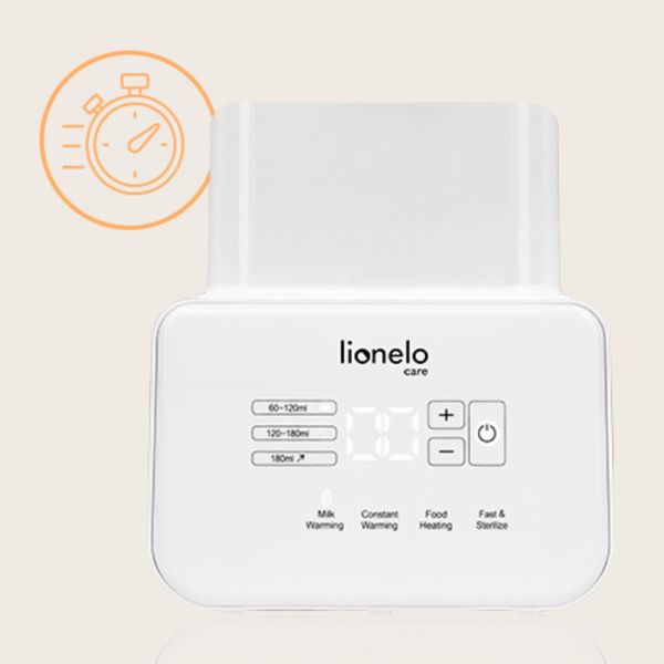 Lionelo Thermup double, podgrzewacz do butelek, biały, 1 szt.