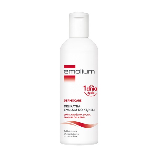 Emolium Dermocare, emulsja do kąpieli od 1. dnia życia, 200 ml