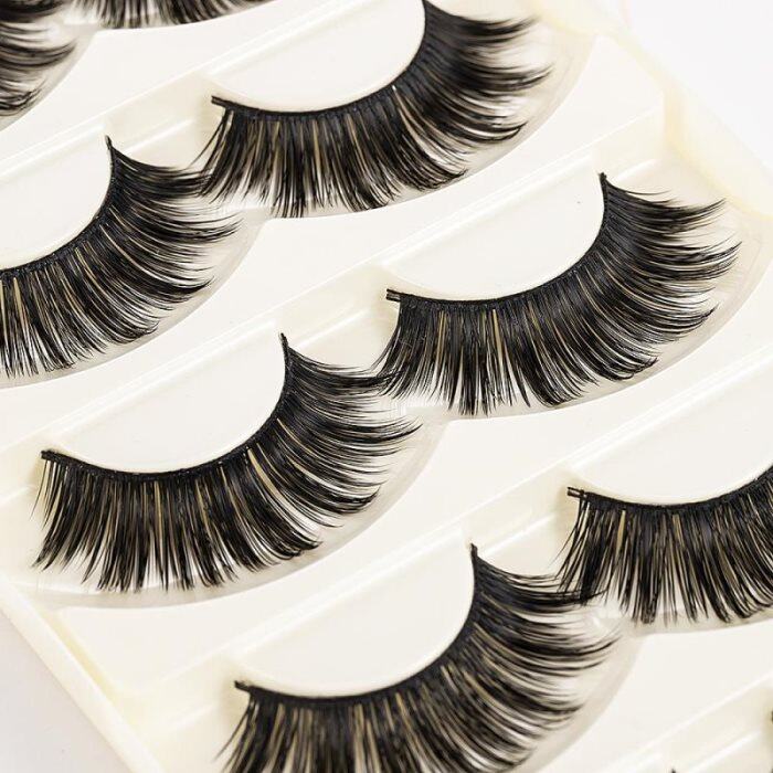 5 Paar 3D-kunstwimpers (1,5 cm) – Natuurlijke minklook wimpers – Dik en lang – Voor make-up en extensions