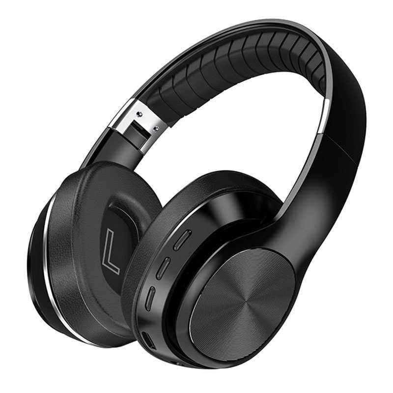 Casque supra-auriculaire sans fil pliable avec réduction du bruit