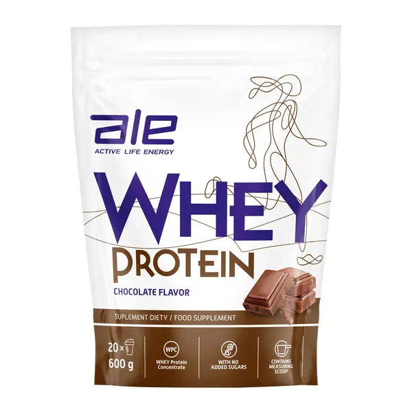 ALE Whey Protein Chocolate Flavor, proszek, 600 g