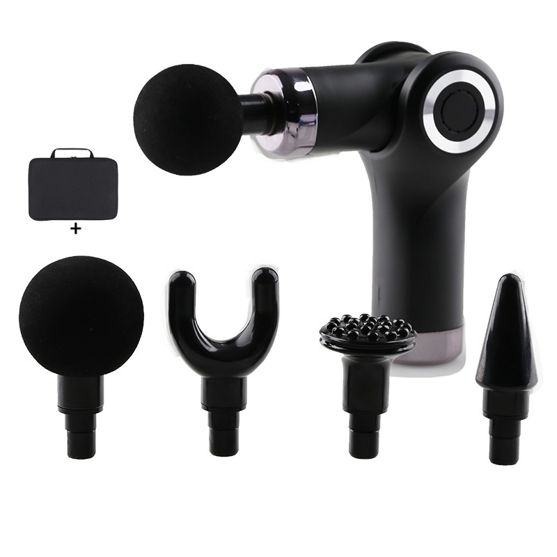 Miniaturowy składany pistolet do masażu, wibracje, ulga w bólu, relaks, terapia fitness, masażer mięśni, ból szyi, perkusyjny masaż mięśni