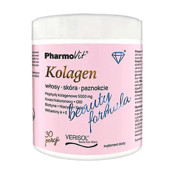 Zestaw 2x PharmoVit Kolagen Beauty Formuła, proszek, 30 porcji