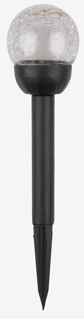 SVARTAND Solcellelampe SVARTAND Ø8xH35cm sort