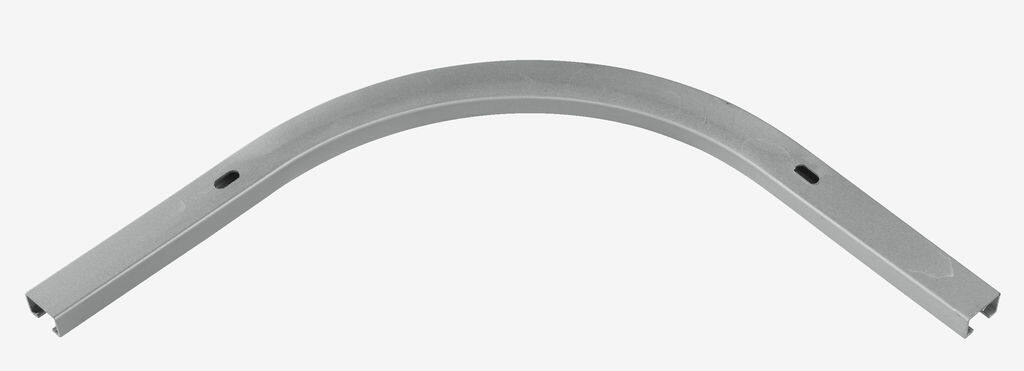 Hjørnebue med gardinstang i aluminium