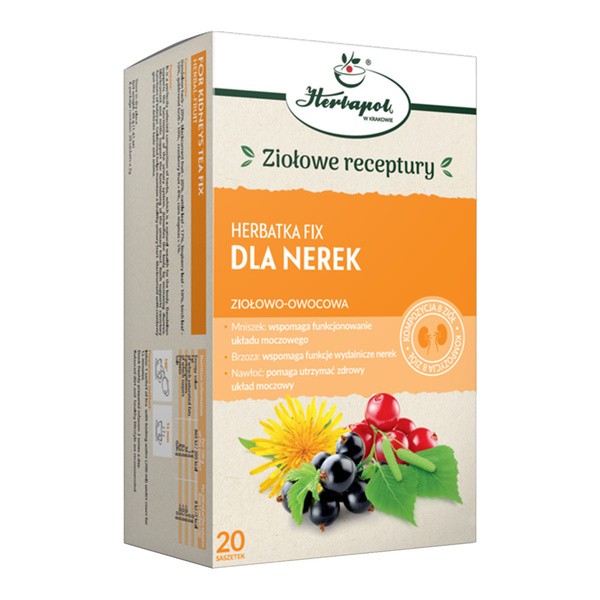 Herbapol Kraków, Herbatka fix, Dla nerek, 2 g x 20 szt.