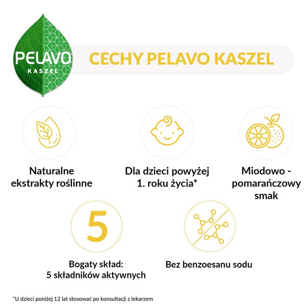 Pelavo Kaszel suchy i mokry, syrop, 175 ml