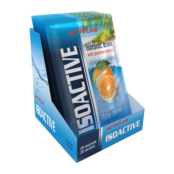 Isoactiv, smak gorzka pomarańcza, proszek w saszetkach, 20 szt.
