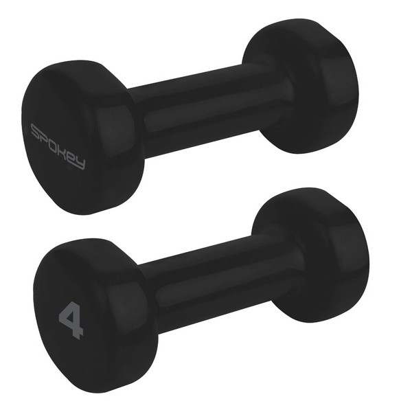 Spokey Shape, zestaw hantli winylowych, 2 x 4 kg