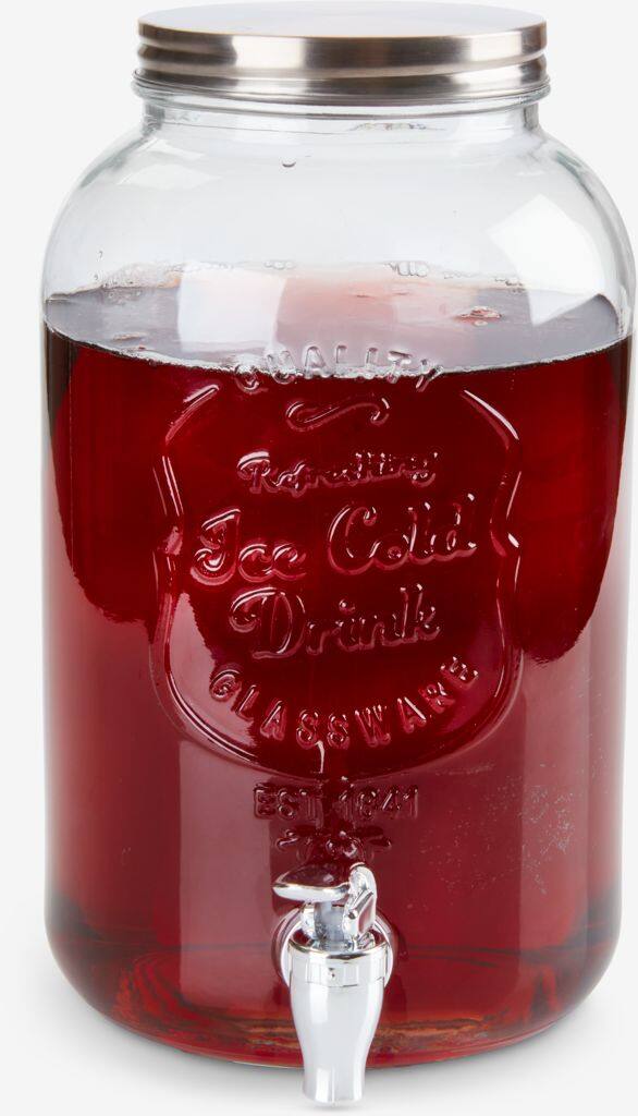 LIMONADE 3,5L glasbeholder med hane
