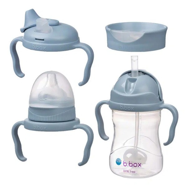 B.box, Zestaw Kubek 4w1 Ocean, 240 ml, 1 szt.