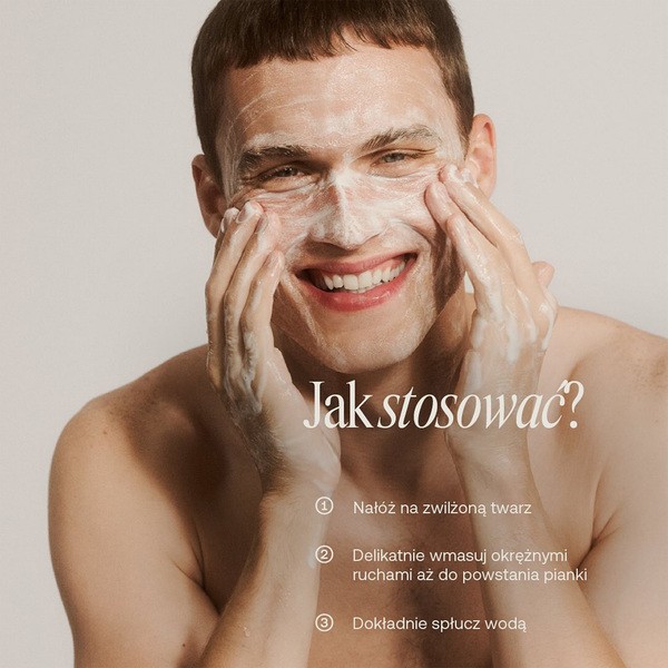 Sord Foaming Face Wash, łagodna pianka oczyszczająca dla mężczyzn, 100 ml