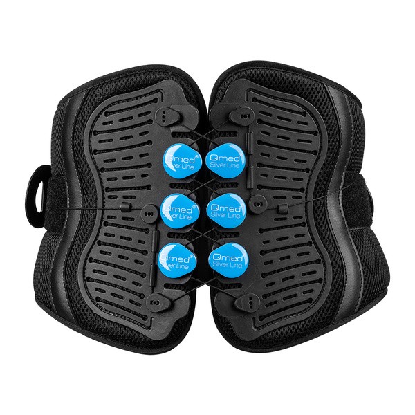 Qmed Spincare PIN, orteza lędźwiowo-krzyżowa, czarna, rozmiar S