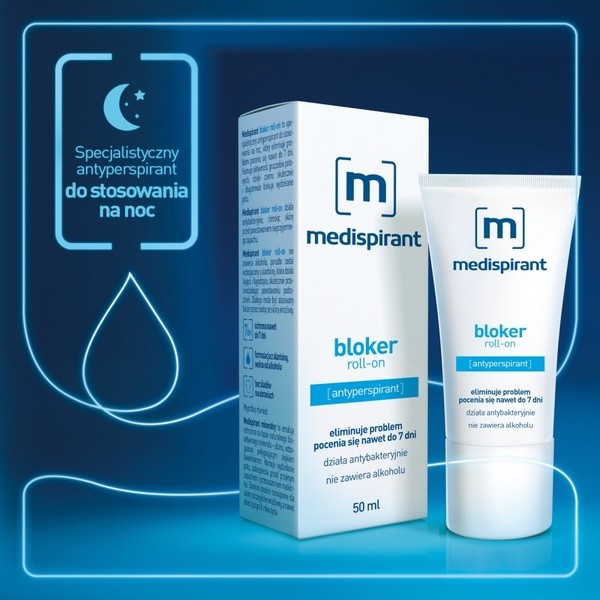 Medispirant, antyperspirant, roll-on, 50 ml
