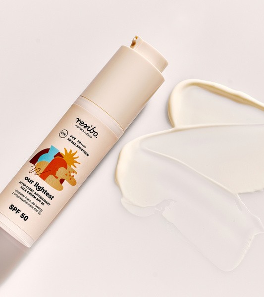 Resibo Our Lightest, ultralekki krem do twarzy z antyoksydantami SPF 50, 50 ml