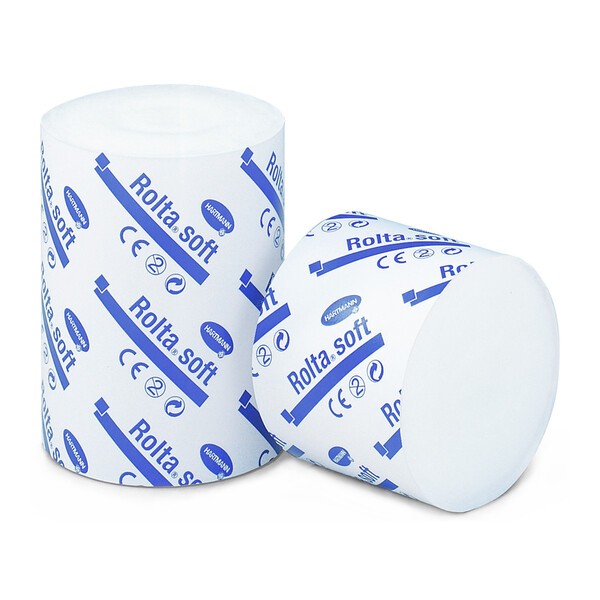 Rolta-soft, opatrunki z waty, 3 m x 10 cm, 6 szt.